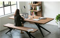 简约现代会议桌长桌实木办公桌老板桌培训桌大型会议烤漆桌椅配套