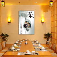 中式茶楼茶馆挂画餐厅装饰画饭店壁画茶艺茶道茶室无框画品味人生