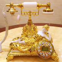 家用欧式仿古电话机艺术电话机座机复古欧式电话机客厅电话机座机