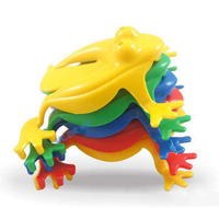 皮纳塔pinata填充物儿童怀旧玩具弹跳青蛙 塑料青蛙跳 幼儿跳跳蛙