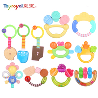 专柜正品新生儿童手摇铃玩具日本皇室玩具 宝宝牙胶磨牙棒  0-1岁