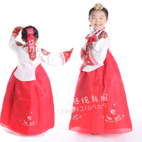 韩国女孩韩服/朝鲜族民族儿童/舞台演出女童传统民族服装WH001