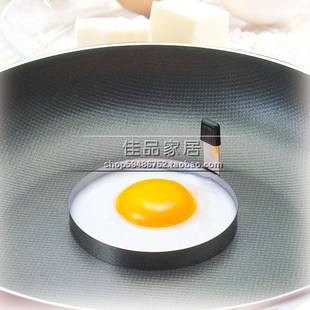 日本进口SANADA 煎蛋圈不锈钢圆形煎蛋器 煎鸡蛋饼模具松饼模具