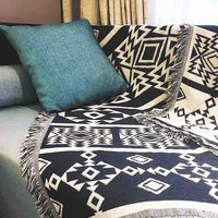 简约现代沙发布全盖北欧宜家卧室地毯午睡盖毯民宿客栈装饰毯搭毯