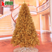 圣诞树180cm/1.8米加密金色圣诞树家居装饰 节庆圣诞节 圣诞用品