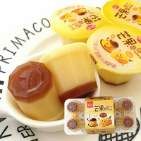 台湾进口优之良品新巧风布丁180g/盒 鸡蛋味冰淇淋芒果味夏日果冻