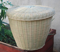 贵州特色纯手工编织竹编 竹器 竹篮 福建人最爱茶叶收纳罐竹 竹桶
