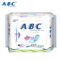 abc卫生巾棉柔薄款适量吸收护垫