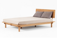 日式纯实木白橡木床1.8简约现代北欧卧室组合婚床迷你家具包邮