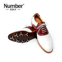 正品NUMBER JP-5801固特异男款系列高尔夫球鞋 合成橡胶 可换鞋钉