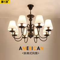 现代简约美式客厅灯大气田园LED吸顶灯创意欧式主卧室灯餐厅灯具
