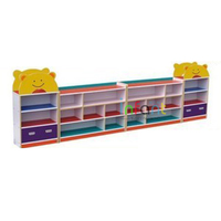 早教亲子园幼儿园儿童彩色组合柜A柜 防火板玩具柜收纳柜积木柜
