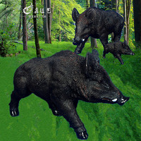 仿真野猪摆件 园林风格动物装饰品 景观雕塑 专业造景工程工艺品