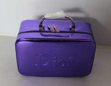 扁箱型韩版旅行化妆品收纳包大化妆包手提化妆盒收纳盒饰品盒包邮