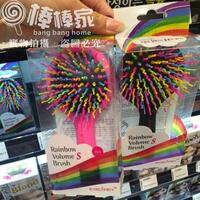 韩国Eye candy彩虹梳子 气囊养生按摩防静电顺发不打结带镜子