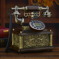 无线插卡移动欧式电话机有线仿古欧式老式家用办公座机固话座机