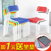 宽宜餐椅子宿舍简易餐厅家用创意成人现代简约休闲塑料椅子靠背椅