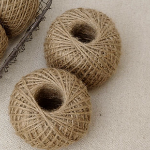 天然麻绳子挂相片麻绳创意礼品喜糖盒手工材料细麻绳包装麻绳子