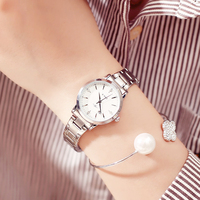 艾奇EYKI简约镶钻女士钢带手表包邮石英腕表钢带表生日礼物腕表