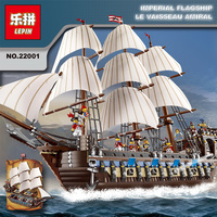 乐拼22001帝国战舰10210 Imperial Flagship白帆益智拼装玩具船模