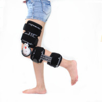 新款高档膝关节固定支具支架矫形器 长短可调 半月板韧带损伤固定