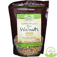 Now Foods Organic Raw Walnuts unsalted美国天然原生核桃仁无盐