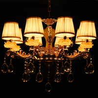 现代欧式水晶灯客厅吊灯卧室餐厅复式楼别墅酒店简约蜡烛灯饰灯具