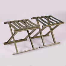 钓鱼凳子军工用金属小马扎凳子加厚户外小矮凳四角凳马扎折叠便携