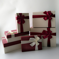 情人节永生花礼品盒长方形大号拉菲草填充物礼盒生日礼物包装盒