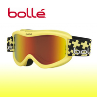 BOLLE滑雪眼镜 儿童雪地眼镜护目镜防风雾保护 安全专业双层柱面