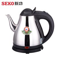 Seko/新功 S25电热水壶不锈钢自动断电防干烧分体式烧水壶开水壶