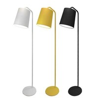 米兰时尚设计师简约现代黄色铁艺灯具黑色客厅卧室书房艺术落地灯