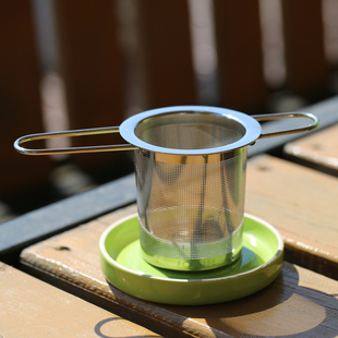 美国FORLIFE正品茶具便携可折叠不锈钢茶叶过滤器滤茶器茶漏茶滤