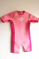 儿童连体短袖浮潜游泳衣潜水服水母衣防晒防紫外线保暖冬款泳衣