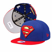 MLB儿童超人棒球帽 美职棒限量款平檐均码SUPERMAN童帽 儿童户外
