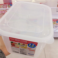 日本大创DAISO 食品保存容器 馄饨腌制肉冷冻密封盒保鲜盒 日本制