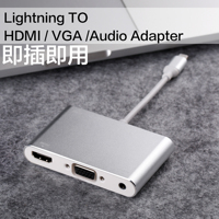 iPad转hdmi vga转接线 苹果手机连接高清电视显示器投影仪转换器