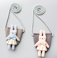 韩版韩式新款可爱公主儿童配饰女童包包小女孩兔子斜跨包单肩包