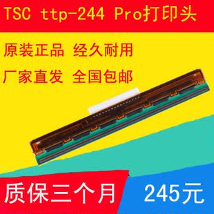 TSC TTP-244Pro/Plus不干胶标签条码打印机配件热敏打印头打印针