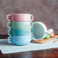 创意日式纯色茶碗蒸甜品布丁容器烤箱专用成人儿童早餐牛奶汤碗