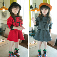 春秋装女童套装长袖1-2-3-4-5-6-7岁9儿童宝宝两件套童装韩版衣服