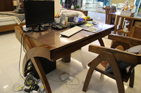特价全实木电脑桌胡桃木电脑桌办公桌