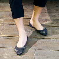男士夏季隐形袜子 豆豆鞋打底短袜 简约基本款防滑硅胶船袜子潮流