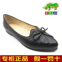 VOLO犀牛女鞋专柜正品舒适软底休闲平跟浅口四季女鞋单鞋9686W098