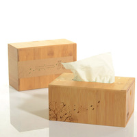 创意纸巾盒精品茶叶盒热卖茶罐包装礼盒绿茶茶叶罐竹制品设计定制