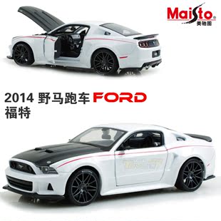 美驰图2014新款 福特野马 BOSS 眼镜蛇 1:24 合金汽车模型玩具