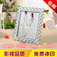 韩式10寸12寸创意婚纱照相框摆台制作艺术照相架生活照挂墙定制