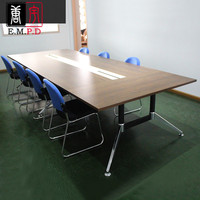 上海办公家具办公桌会议桌接待洽谈桌条形桌讨论桌钢架会议台简约