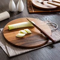 泰国进口相思木水果砧板实木圆菜板抗菌加厚案板擀面板厨房切菜板