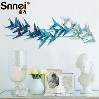 Snnei 自由天空 北欧现代立体铁艺创意金属壁饰客厅墙面软装饰品